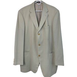 VTG Hugo Boss Saks Size 46L Wool 3-Button Single Breast Sport Coat USA 7533 Men
